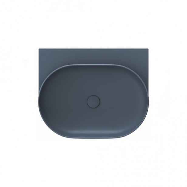 Ravak Yard umyvadlo 60,5x50 cm deepsea blue mat bez otvoru pro baterii XJX07060000