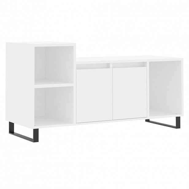 vidaXL TV skříňka bílá 100x35x55 cm kompozitní dřevo