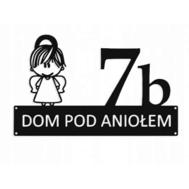 Číslo Na Dům 80cm Tabule Adresa Ocel 2mm Grafika 37