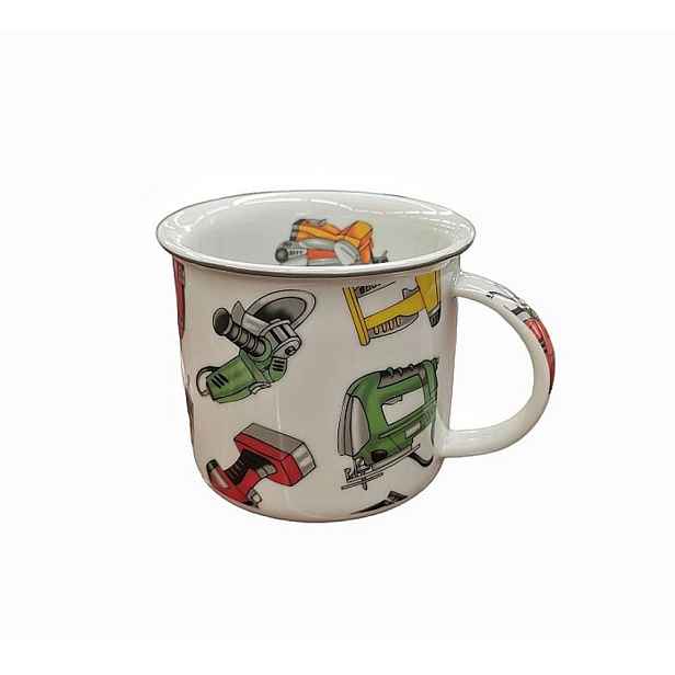 hrnek 380ml TINA - NÁŘADÍ DF, čes.porcelán