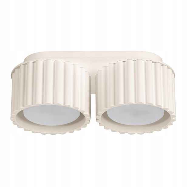 Sollux Stropní Svítidlo Béžová Oválná 21 cm 2xGX53 10W Aura