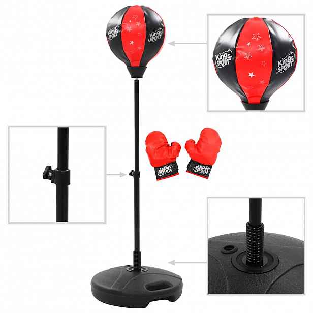 vidaXL Dětský boxovací míč s příslušenstvím 87–120 cm