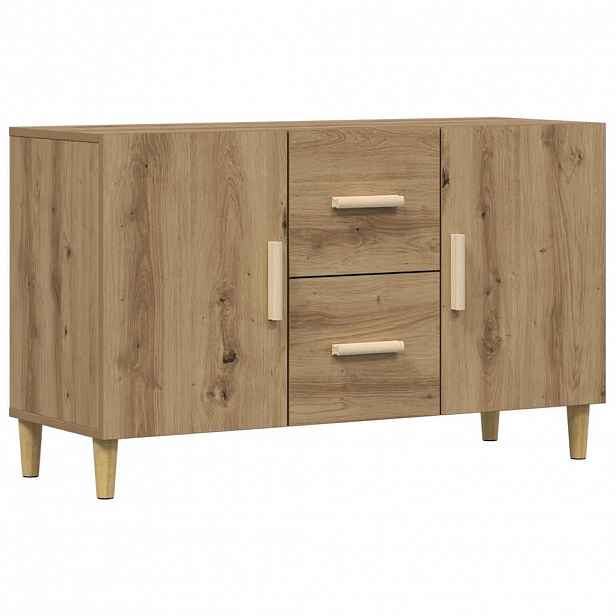 vidaXL Příborník dub artisan 100 x 36 x 60 cm kompozitní dřevo