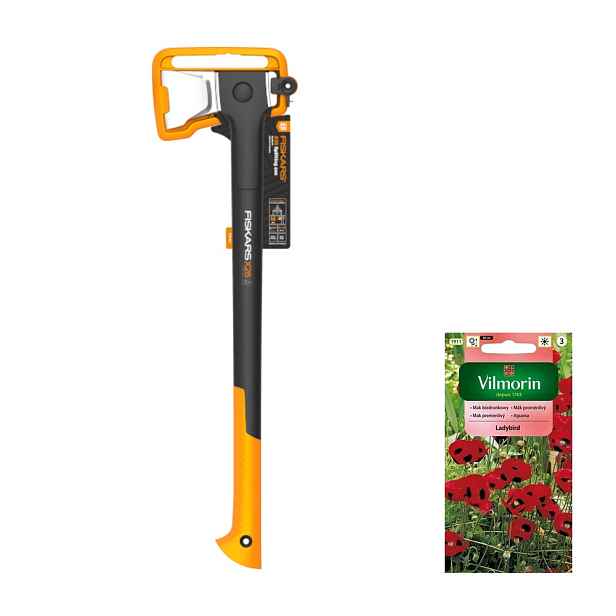 Fiskars X-series X28 Štípací sekera na dřevo M +dárek semena