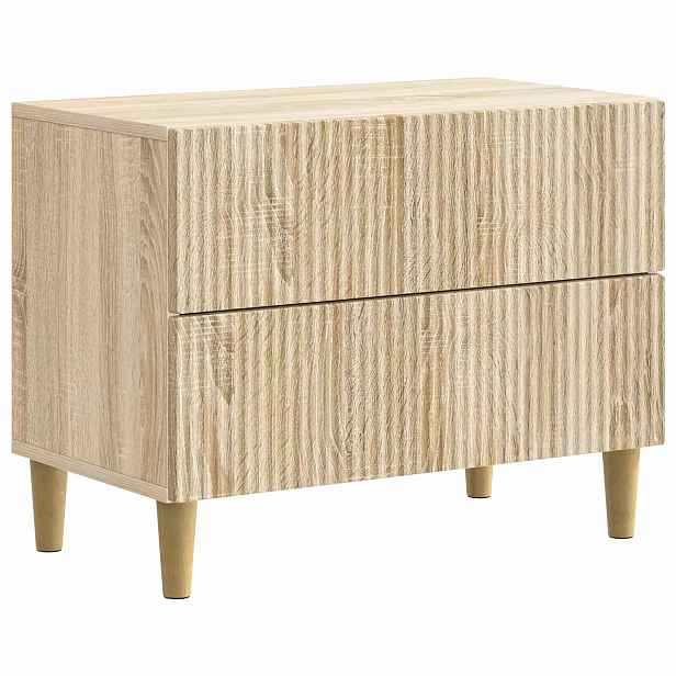 vidaXL Noční skříňka Dub sonoma 62 x 34,5 x 48 cm Kompozitní dřevo