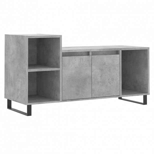 vidaXL TV skříňka betonově šedá 100x35x55 cm kompozitní dřevo