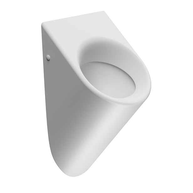 GSI COMMUNITY urinál se zakrytým přívodem vody, 31x61cm, bílá mat