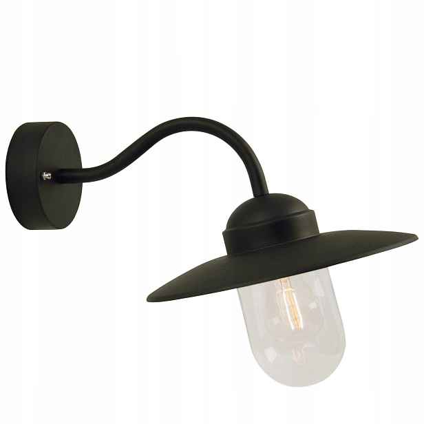 Nástěnná lampa Terasa Černá Luxembourg E27 IP54 Moderní Nordlux