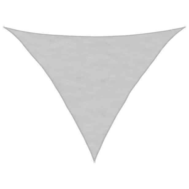 vidaXL Stínicí plachta světle šedá 2,5x2,5x3,5 m 100% polyester oxford
