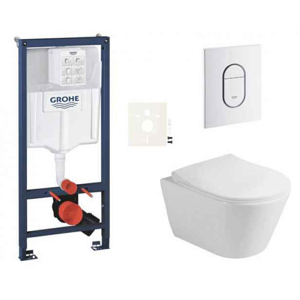 Závěsný wc set do lehkých stěn / předstěnová montáž Glacera Ava SIKOGRSAVAASH0