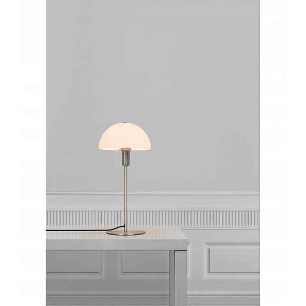 Stolní lampa Nordlux Ellen stříbrná kovová/sklo 40 W