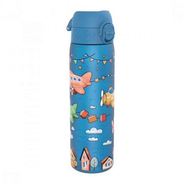 "Slim" láhev na vodu pro děti, recyclon™, 500 ml, Airplanes - Ion8