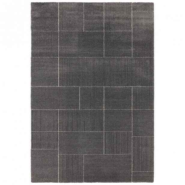 Tmavě šedý koberec Elle Decor Glow Castres, 80 x 150 cm