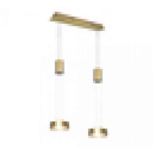 LED závěsné osvětlení Trio Franklin mosaz 326510208