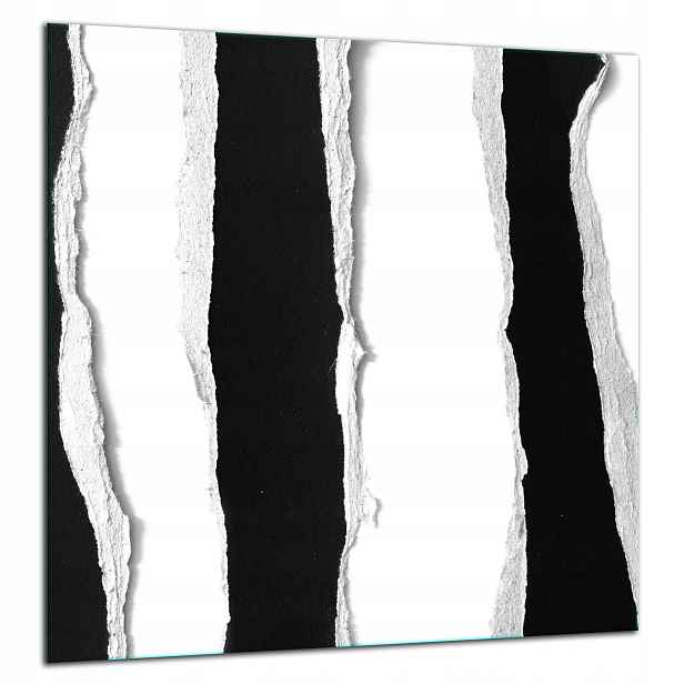 Skleněná Ochranná Deska Panel Lepidlo 60x65 Zebra