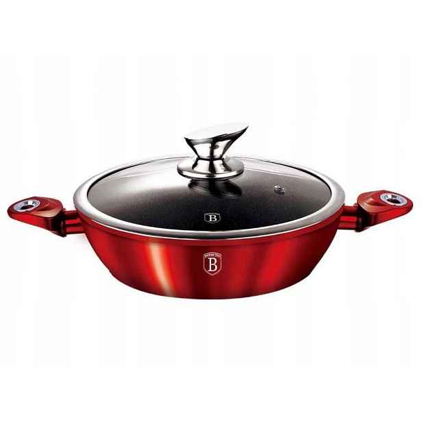Berlinger Haus Granitový Hrnec 32 CM Red Metallic Line BH1264 Do Kuchyně