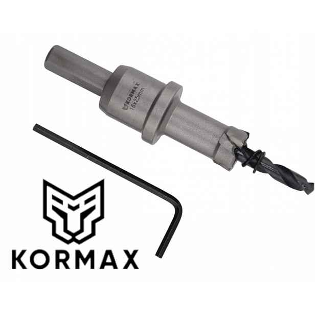 Děrovací Korunkový Vrták na kov 16 mm x 25 mm, krátký karbidový vrták Tct Hd