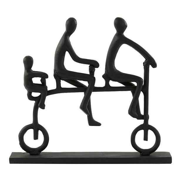Kovová soška (výška 32 cm) Cycle – Light & Living