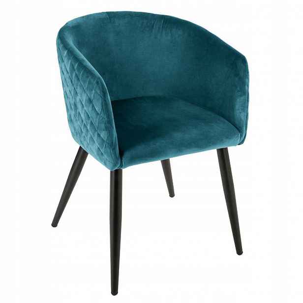 Kuchyňské křeslo do jídelny, prošívané křeslo, kovové
