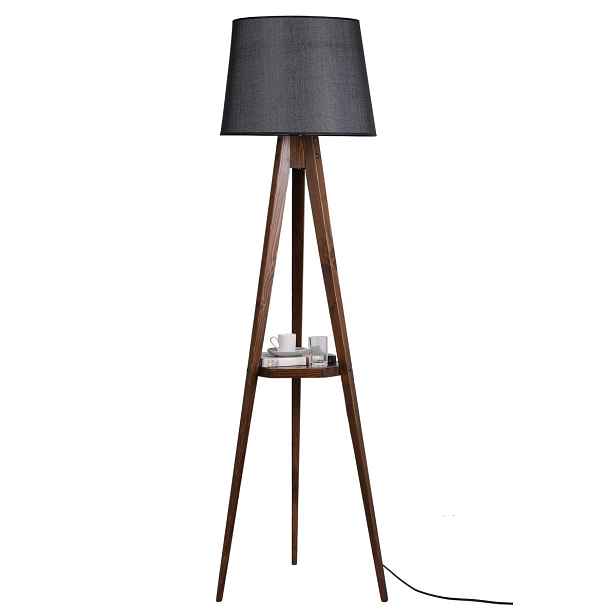 Opviq Stojací lampa Sehbali III 160 cm hnědá/šedá