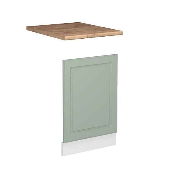 Vicco PŘEDNÍ PANEL R-Line, Mint venkovský dům/Bílá, 45 cm pracovná doska Dub Goldkraft