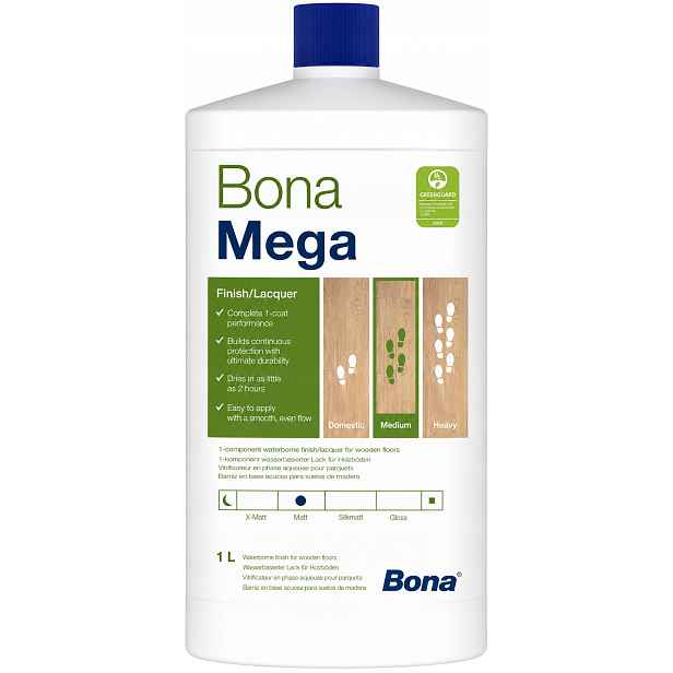 Bona Mat 1L vodní lak na dřevěnou podlahu 1K