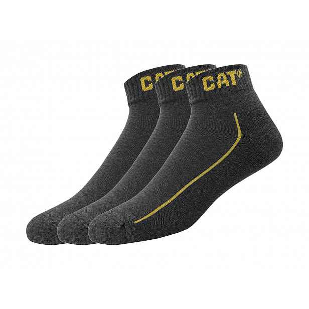 Caterpillar Pánské pracovní ponožky, 3 páry (antracitová, 43/46)