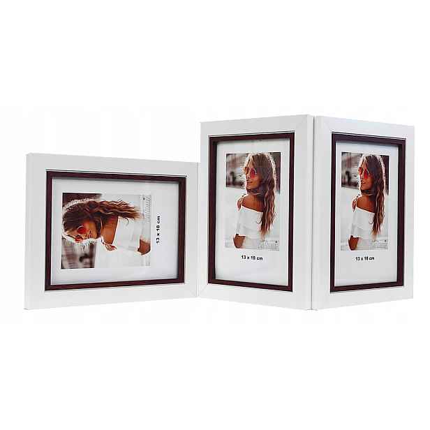 Fotorámeček Galeria multirama CBL357 na 3 fotky 13x18 cm trojitý, horizontální/vertikální/vertikální