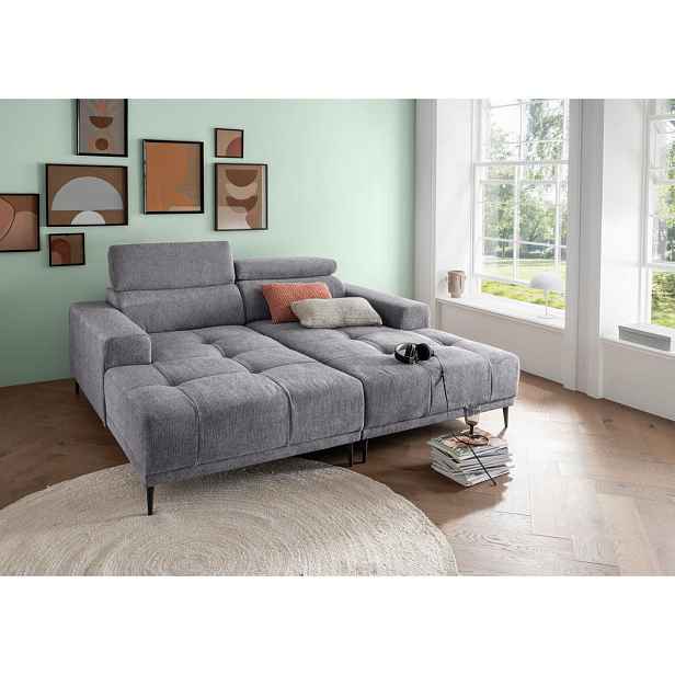 P & B POHOVKA BIG SOFA, textil, tmavě šedá