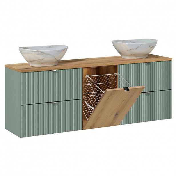Petits-meubles DVOJUMYVADLO 160.4cm Jade Zelená