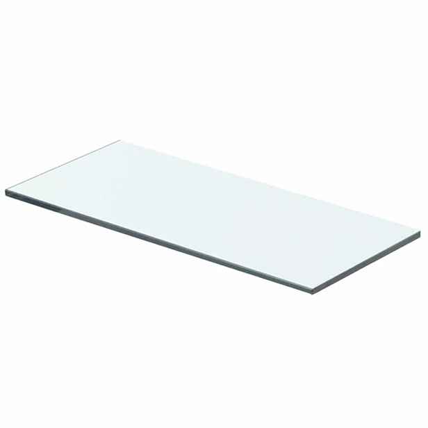 vidaXL Policová deska sklo čiré 40x12 cm