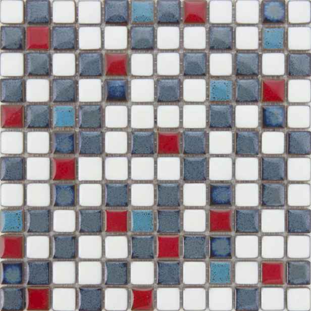 Keramická mozaika modrá 30x30 cm lesk MOSS23MIX1