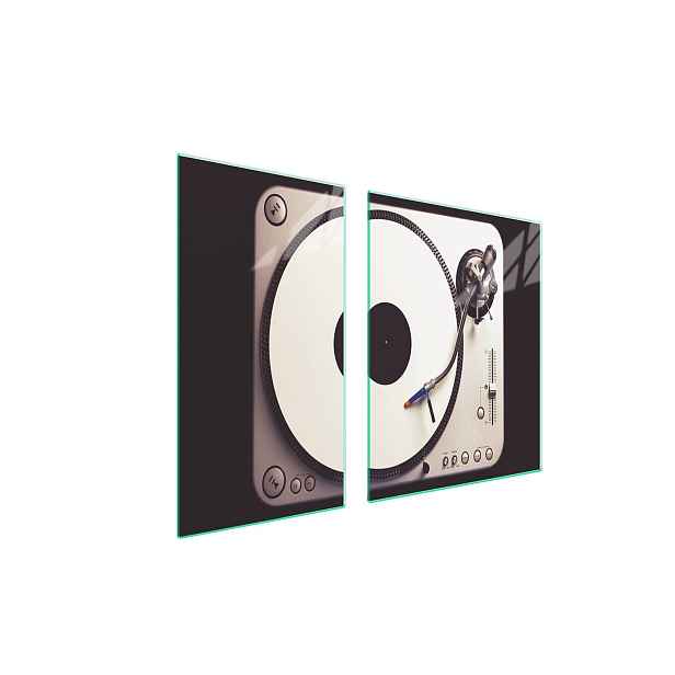 7v1 Skleněná ochranná deska na sporák 90x52 Vinyl