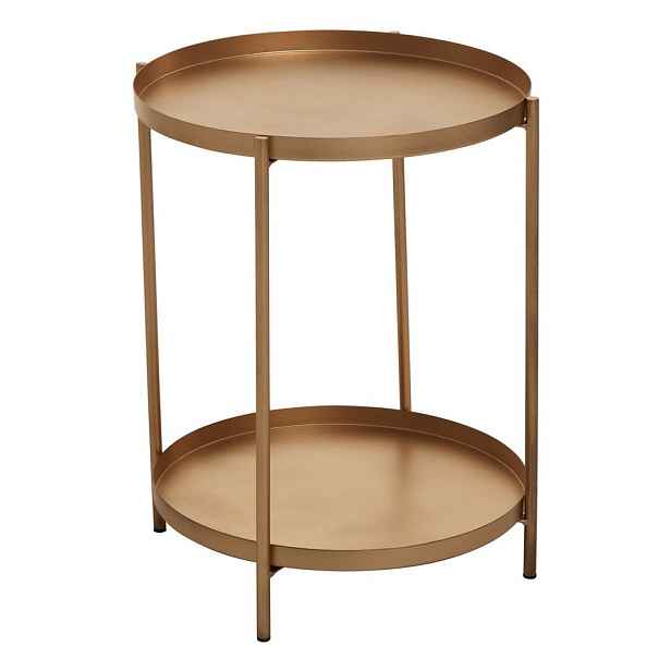 Kovový kulatý odkládací stolek ø 40 cm Mandoli – Premier Housewares
