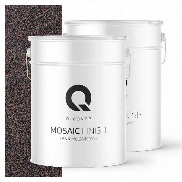 Mozaiková Omítka Mozaika 12,5 Kg Hnědá Tmavá M83 Pryskyřičná Fasáda Premium