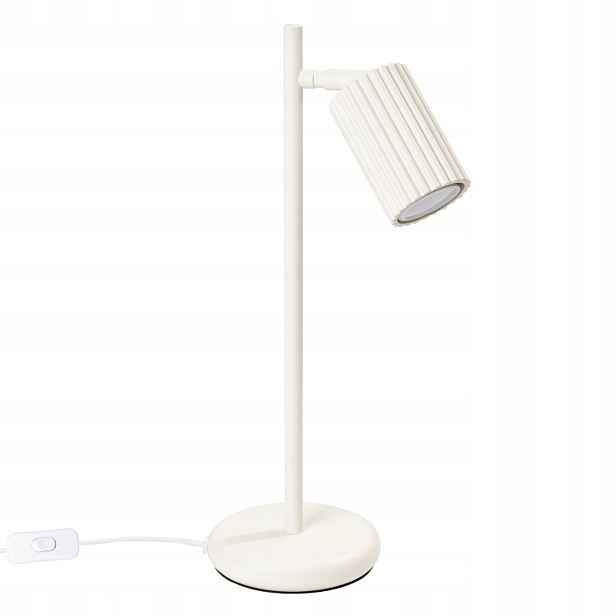 Sollux Stolní lampa Karbon béžová moderní 1xGU10 10W