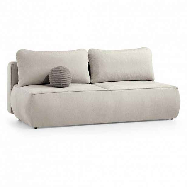 Beautysofa ROZKLÁDACÍ POHOVKA Darling, 2místná s úložným prostorem, cappuccino