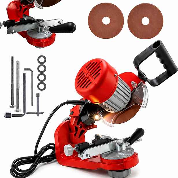 Brousek Na Ostření Řetězů Pil Led Velký Bearfoot 850 W