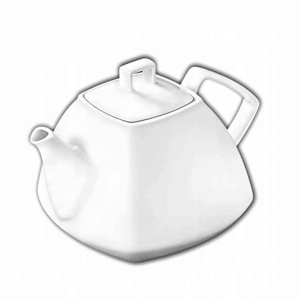 Konvička na přípravu čaje z bílého porcelánu Wilmax 1050 ml