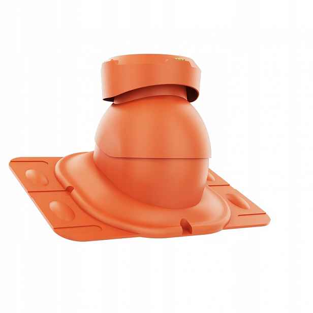 Krbový kanalizační ventilátor fi110 Univerzální Cihlový 8004