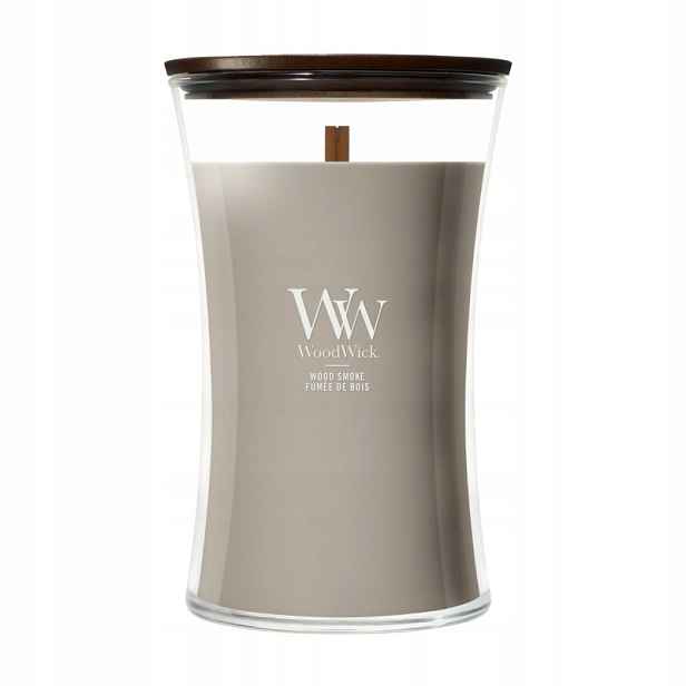 WoodWick Svíčka Wood Smoke 609,5 g Nová Etiketa