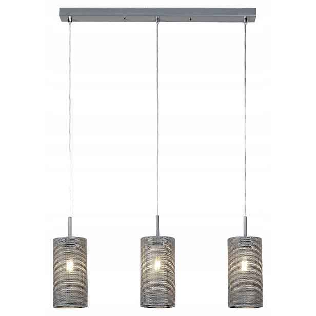 Závěsná lampa E14 3x25W popelavá barva 3019 Callia Rabalux