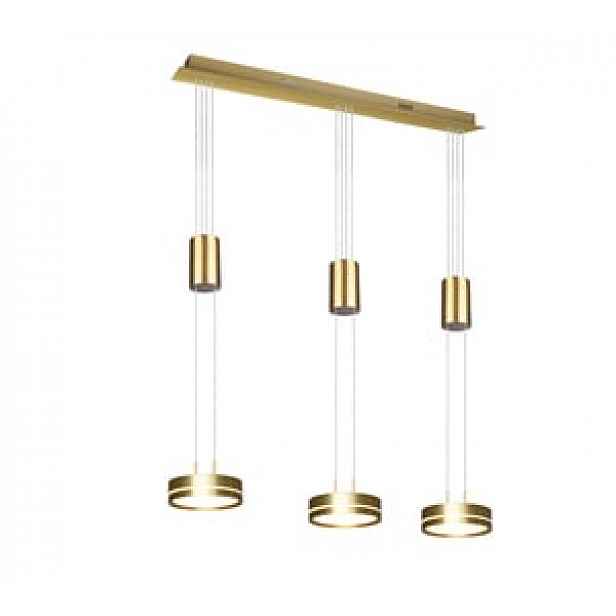 LED závěsné osvětlení Trio Franklin mosaz 326510308