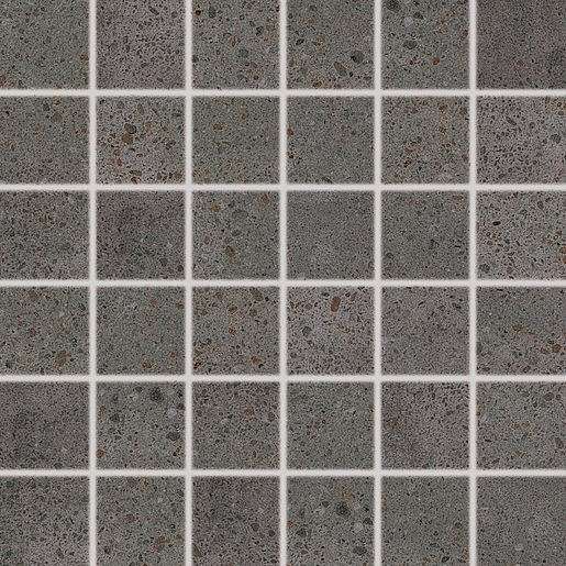 Mozaika Rako Piazzetta černá 30x30 cm mat DDM06789.1