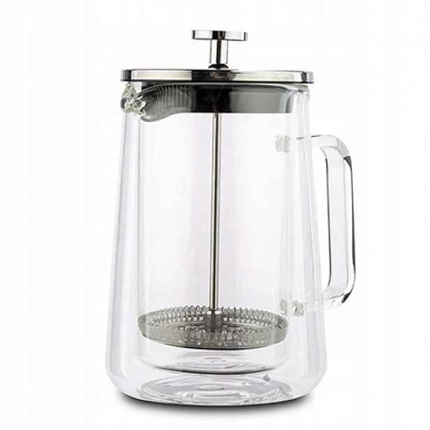 Nava Dvoustěnný skleněný french press 1000ml