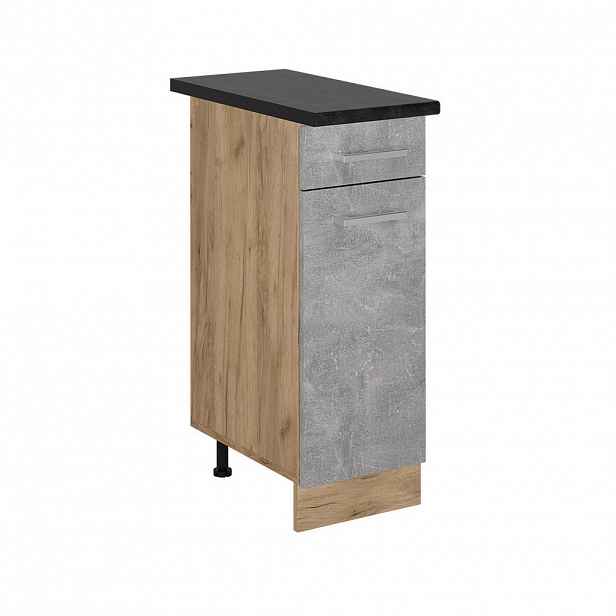 Vicco SPODNÍ SKŘÍŇKA KUCHYŇSKÉ LINKY R-Line Beton 30 cm , PD Antracit