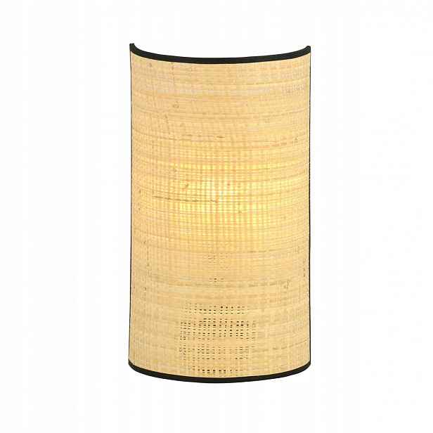 Nástěnná lampa Olimpia 1xE14 Bronzová nástěnná lampa Rattan