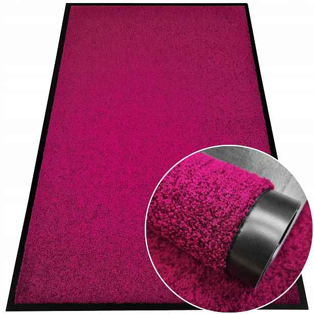 Stěrač Pod Dveře Podložka Na Boty 60x180 Savá Dlouhá Elegantní Fuchsiová