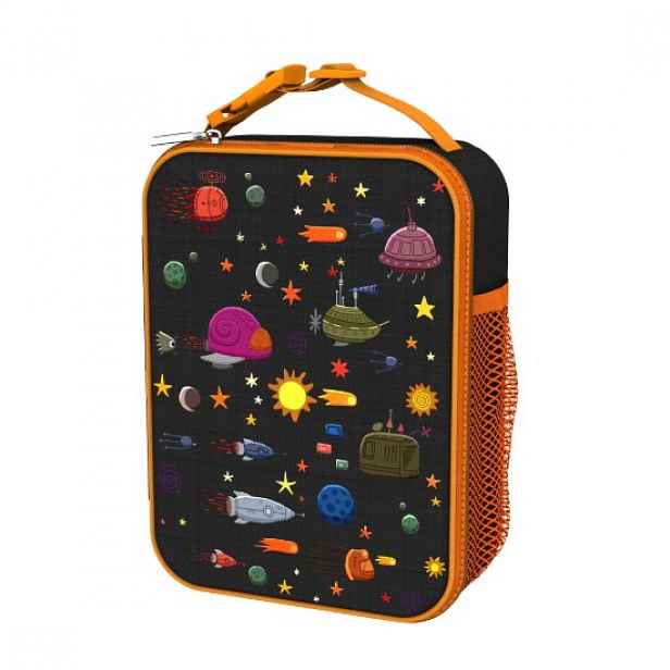Tepelně izolační taška na oběd, 26,5 × 19,5 cm, Spaceships - Ion8