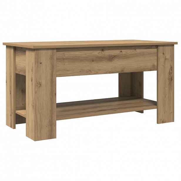vidaXL Konferenční stolek dub artisan 101x49x52 cm kompozitní dřevo
